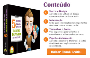 Ebook - 5 Dicas para um Cartão de Visita de Sucesso!
