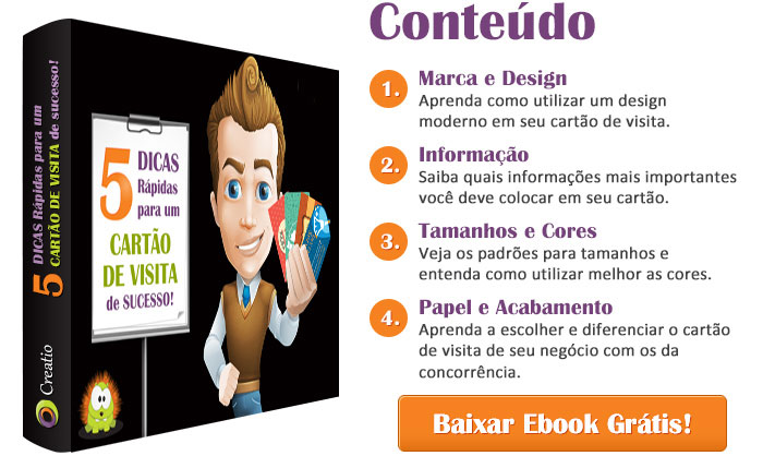 Ebook - 5 Dicas para um Cartão de Visita de Sucesso!